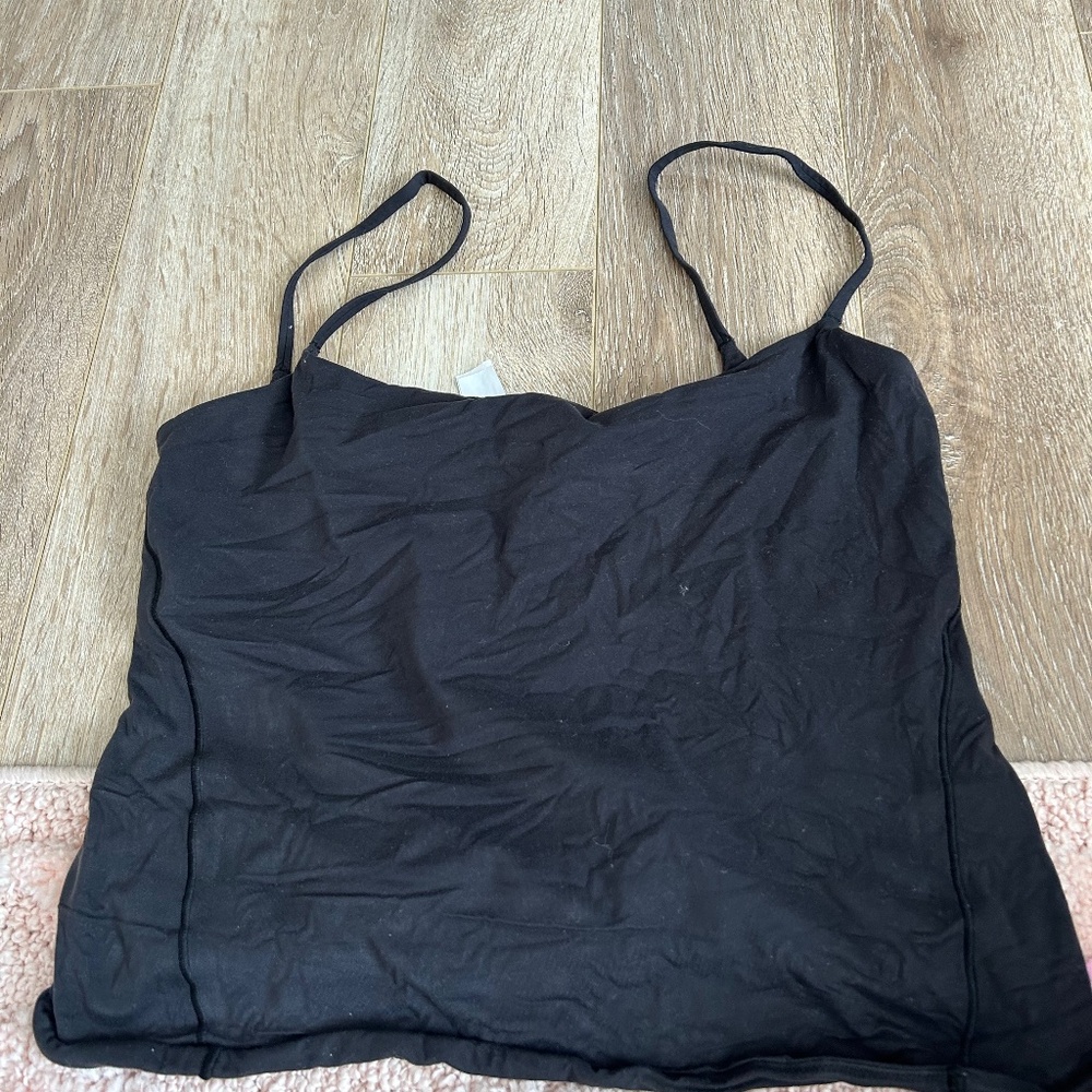 Wundermost ultra soft nulu spaghetti strap adjustable cami